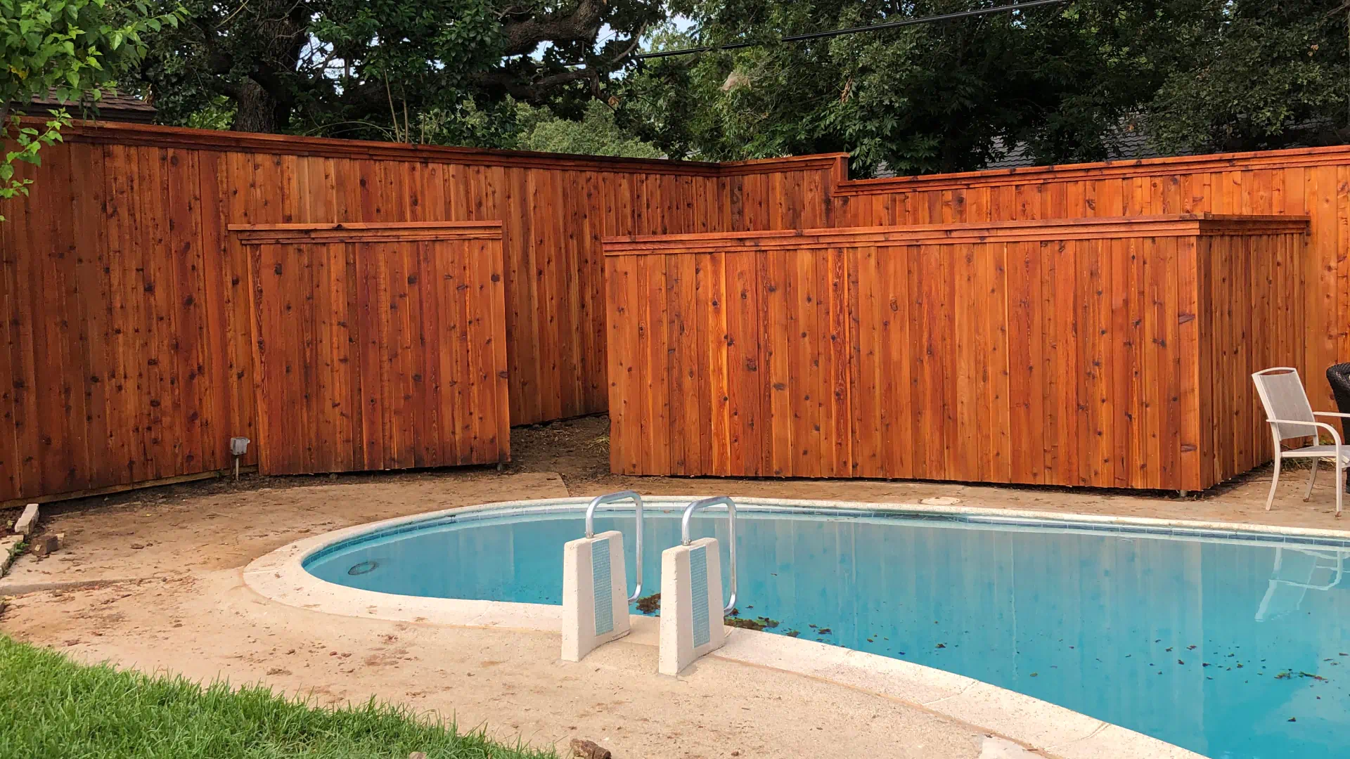 coated fence installation service home